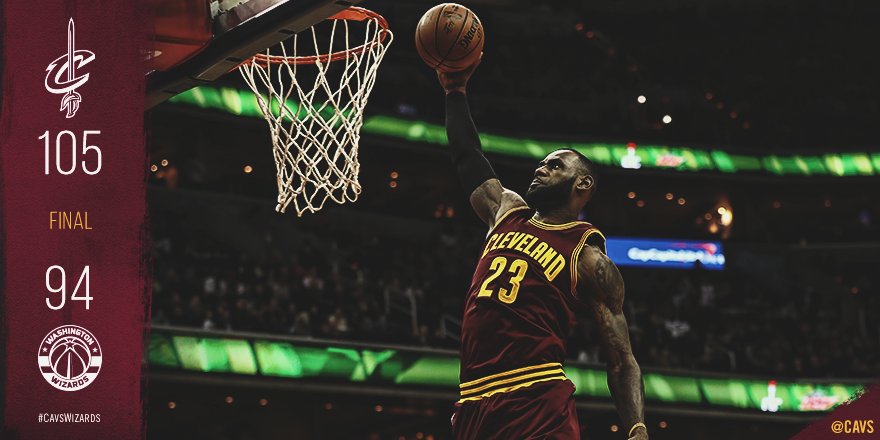 Recap: Cavs 105, Wizards 94 (or, They Can Defend When They Want To)