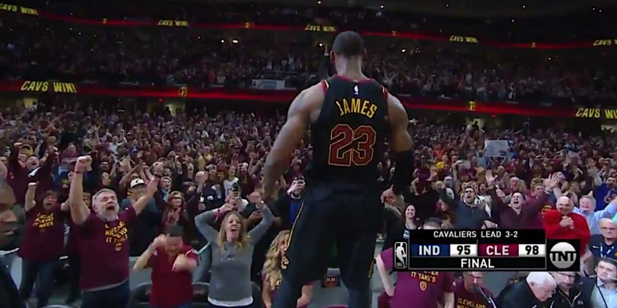 Playoff Recap: Cavs 98, Pacers 95 (or, ARE YOU NOT ENTERTAINED?!)